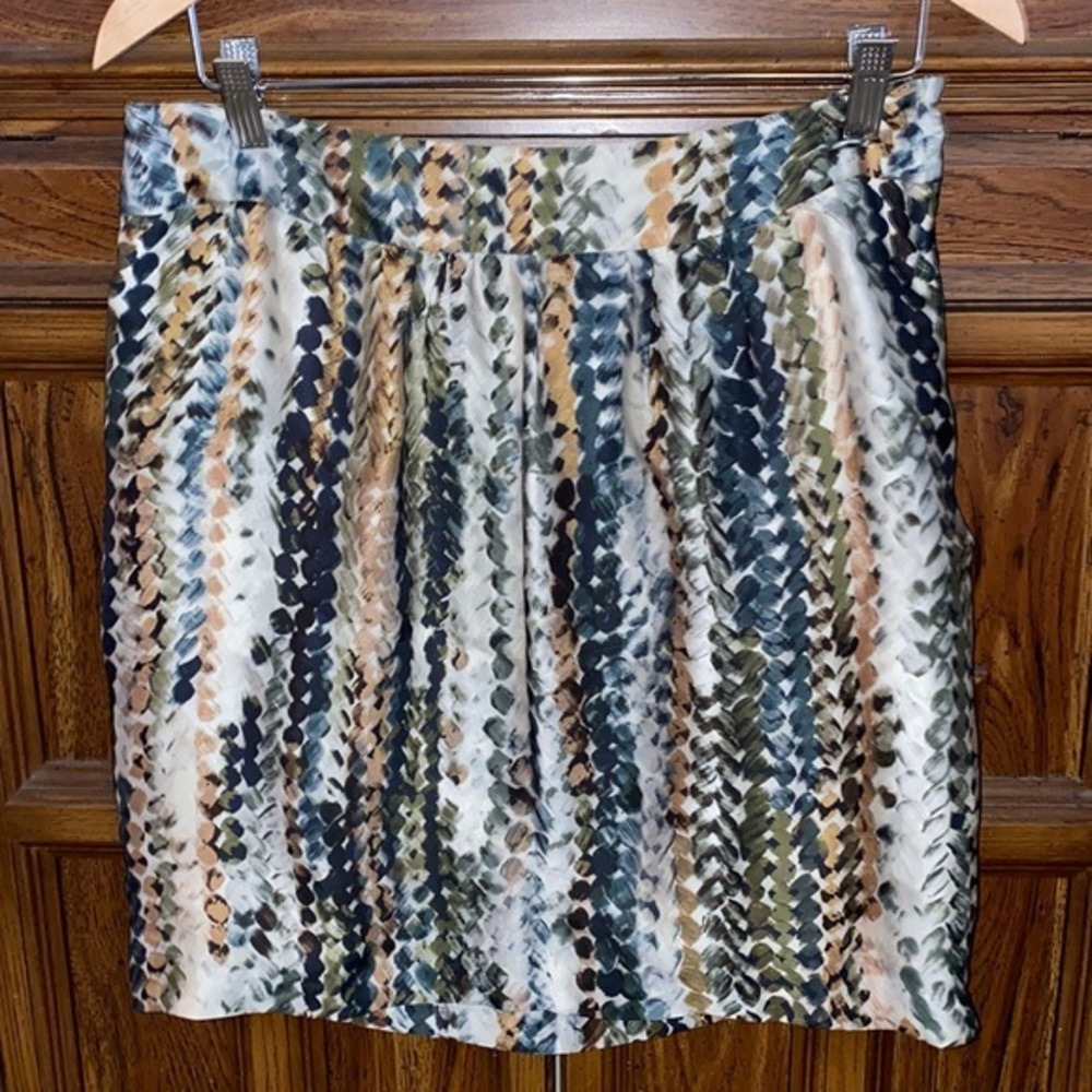 Kenneth Cole New York Silk blend Fall colors skirt